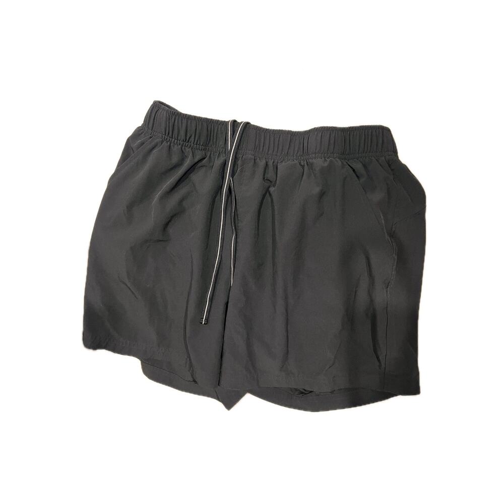 Blue Mountain Black Running Shorts Mens S